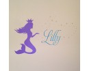 Mermaid Baby Name Decals For Kids